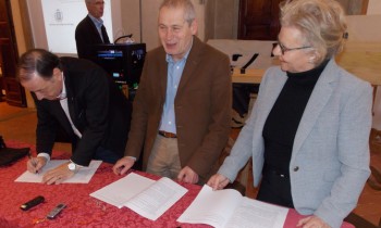 Fiorello Primi, Sergio Batino e Eleonora Tesei firmano il protocollo