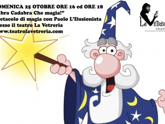 Spettacolo per bambini con #Magic4KidShow a La Vetreria Teatro