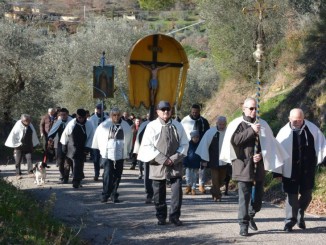 Festa del paese per la benedizione degli animali a Collesanto-Antria