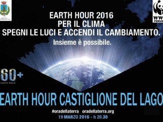 Earth Hour compie 10 anni, il 19 marzo a Castiglione del Lago