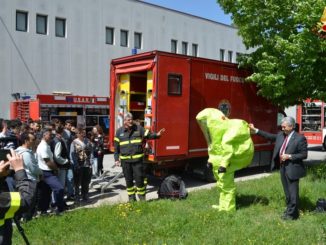 A scuola dai Vigili del fuoco