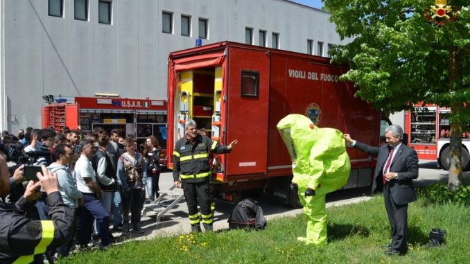 A scuola dai Vigili del fuoco