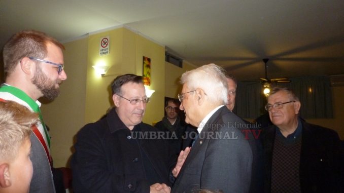 Tanta commozione per la visita di Mattarella a Magione