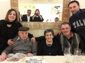 Da settanta anni insieme, Nozze di ferro per Paolo Perugino ed Eva Tei