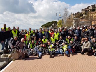 #Umbriamoto, mototuristi arrivano fino al Lago Trasimeno per rilanciare l'Umbria