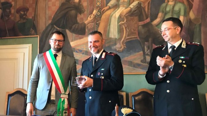 La comunità di Magione saluta il maresciallo Andrea Valli  