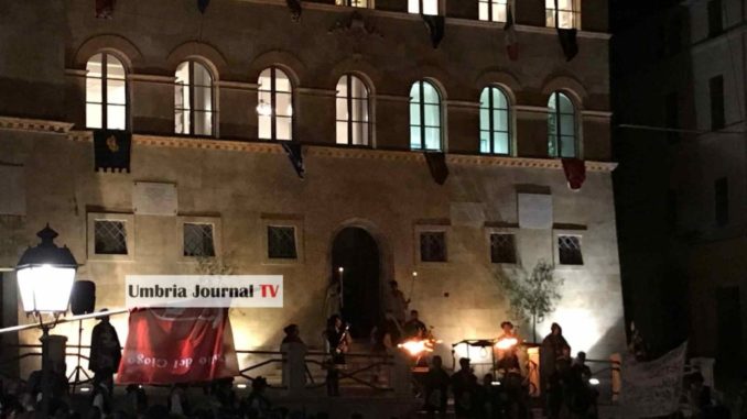 Palio del Giogo lancio della sfida tra i Rioni a Magione