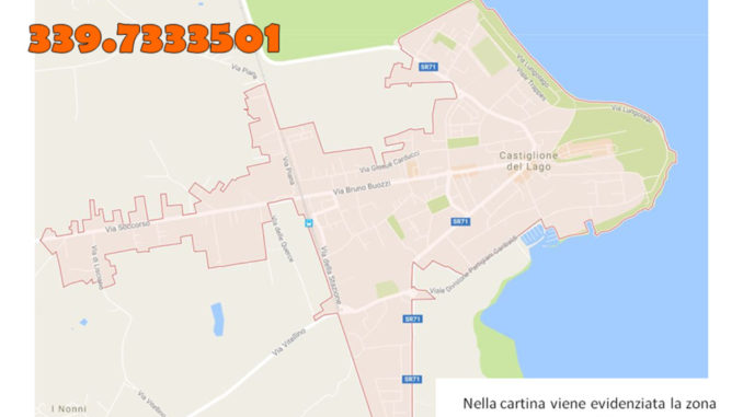 Servizio a chiamata - cartina
