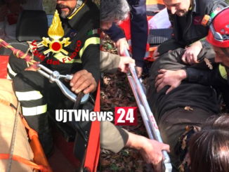 Cacciatore cade in un dirupo a Panicale, salvato dai Vigili del fuoco, è ferito