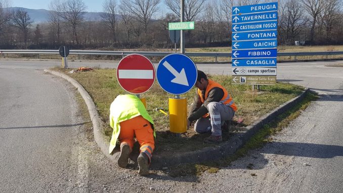 Piegaro, strade, cominciata la sostituzione di oltre 200 segnali
