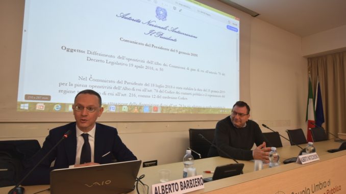 Novità appalti, corso a Villa Umbra