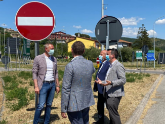 Passignano, viabilità: unità di intenti su rotatoria allo svincolo di Passignano Est. Sopralluogo sull'area di Regione, Provincia e Comune