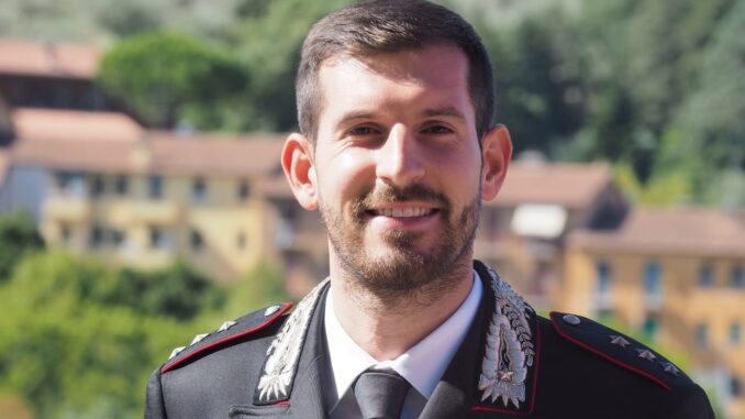 I nuovi ufficiali Capitano Luca Battistella va a Città della Pieve