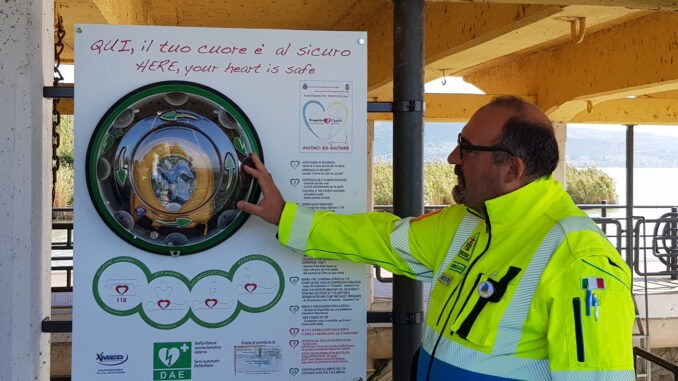 Anche a Isola Polvese il “Progetto Cuore: un defibrillatore per la vita”