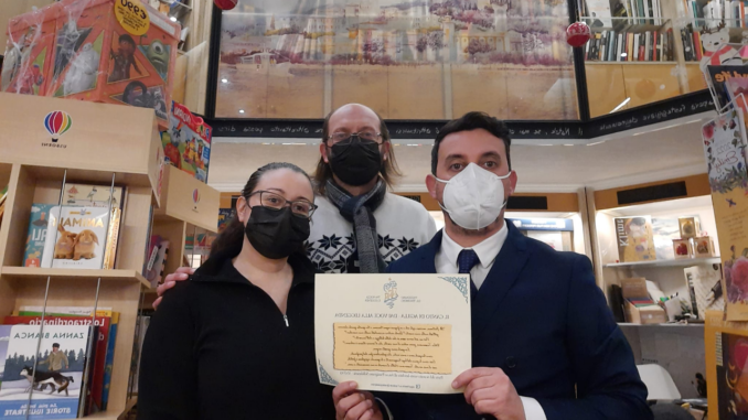 Natale e solidarietà, in vendita la pergamena de “Il canto di Agilla”. Iniziativa benefica dell’associazione commercianti a favore di Anpas