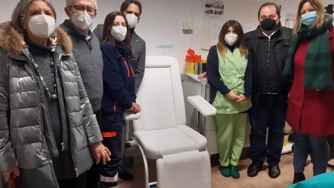 Castiglione del Lago, nuove donazioni di “Azzurro” al Centro di salute. Direttore Abbritti: “Le associazioni sono un grande supporto"