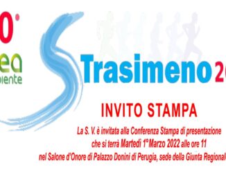 Presentazione della XX edizione della "Acea Ambiente Strasimeno", domenica 13 marzo 2022 con partenza a Castiglione del Lago.