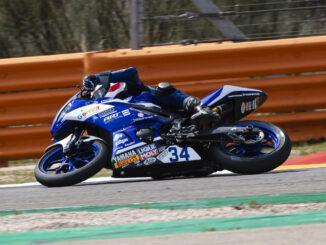 Team Trasimeno, inizio difficile per Hudovernik ad Aragon, WorldSSP300