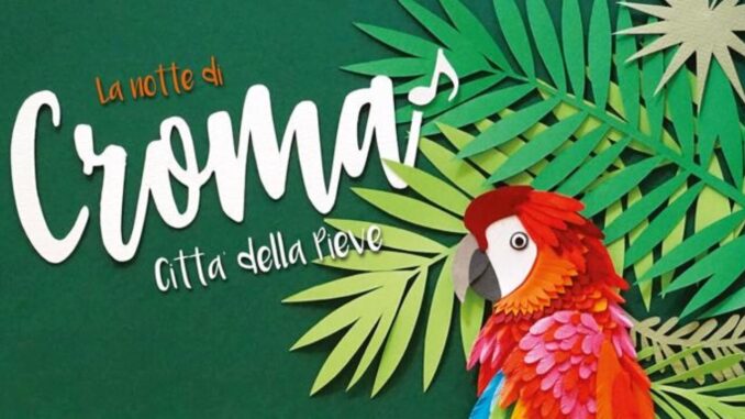 Croma 2022, a Città della Pieve torna La notte a colori. Appuntamento il 30 luglio: nel centro storico, shopping fino a tarda notte
