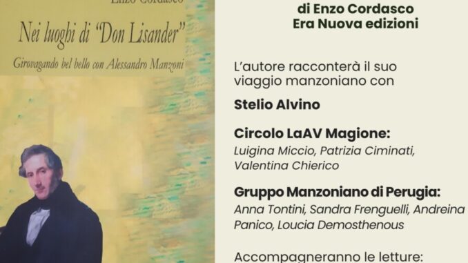 I luoghi manzoniani rivivono nel libro di Enzo Cordasco