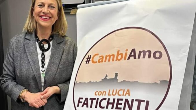 Lucia Fatichenti, candidata a sindaco di Città della Pieve