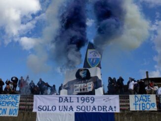 Pietrafitta, la gioia dei tifosi nel derby di Prima Categoria