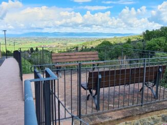 Paciano, la riqualificazione della passeggiata panoramica e Le Fonti