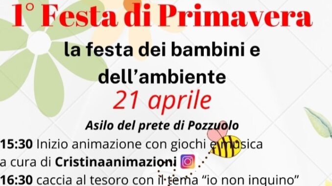 Tsa aderisce alla Prima festa di primavera di Pozzuolo