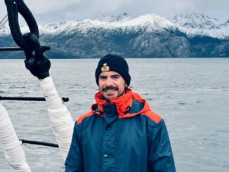 Samuele Stefanucci doppia Capo Horn con l'Amerigo Vespucci