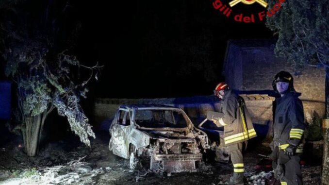 Incendio distrugge due veicoli a Montebuono, si sospetta dolo