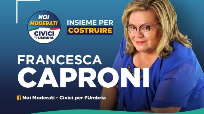 Francesca Caproni candidata alle regionali dell'Umbria 2024, ecco i motivi
