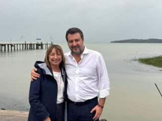 Tesei e Salvini al Lago Trasimeno per valutare interventi urgenti 