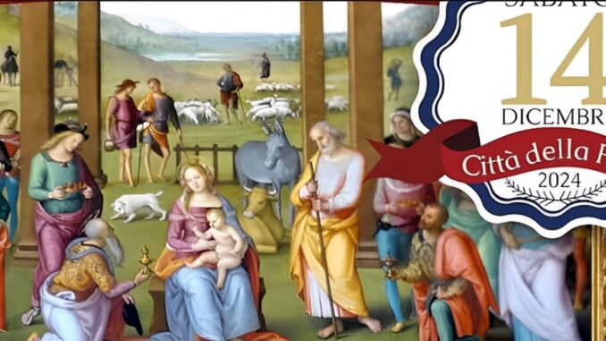 Il "Presepe dipinto più grande del mondo" a Città della Pieve
