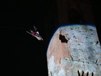 La Befana scende dal Campanile di Città della Pieve