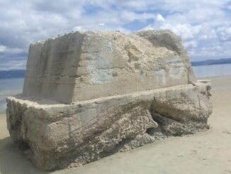 Masso Lido Arezzo a secco al Trasimeno: emergenza turistica