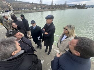 Ricognizione del Commissario Dell'Acqua al Lago Trasimeno