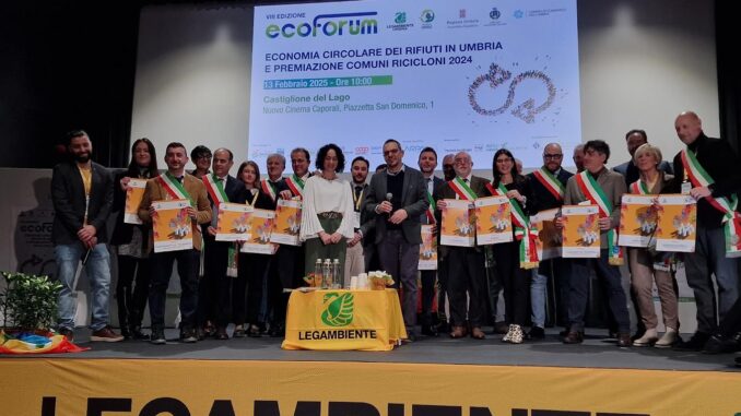 Magione premiata come 'Comune Riciclone' da Legambiente