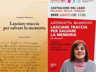 Antonietta Mannucci presenta "Lasciare Traccia Salvare Memoria"