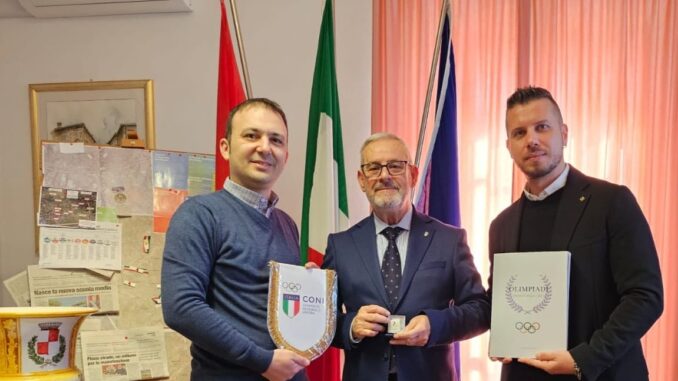 A Corciano,incontro in Comune con Domenico Ignozza, presidente uscente Coni regionale Umbria 