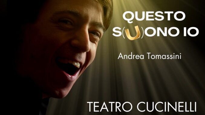 Andrea Tomassini al Teatro Cucinelli il 29 marzo