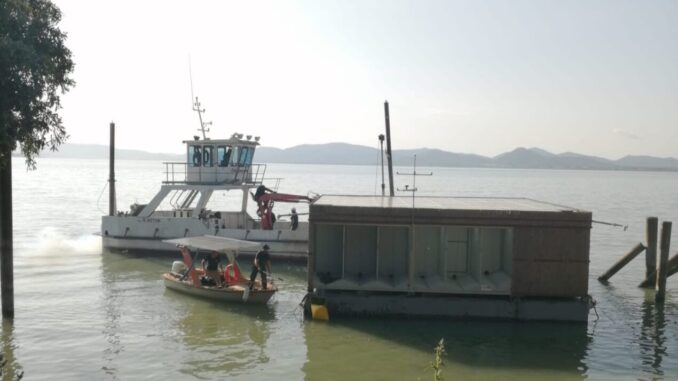 Trasimeno, varata “Isola B” contro i chironomidi estivi