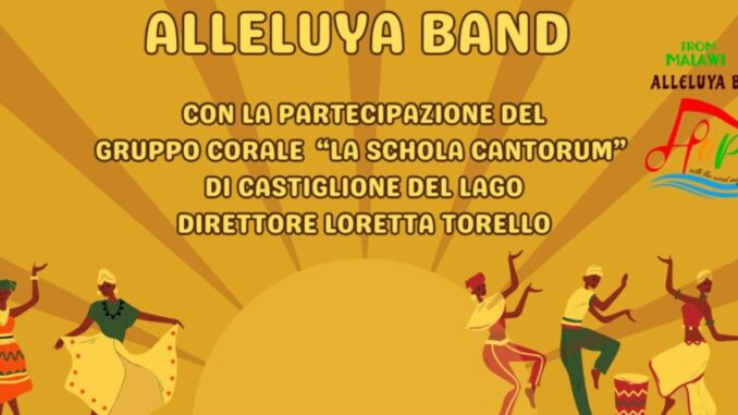 Musica e solidarietà alla Rocca con l’Alleluya Band