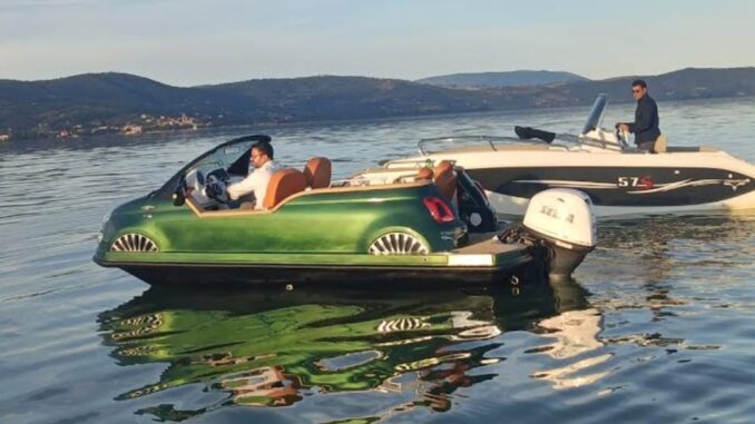 In 500 sul Lago a Trasimeno Dreams, nuovo noleggio barche