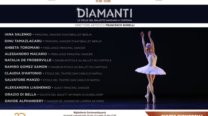 Gala Diamanti, stelle della danza brillano a Cortona