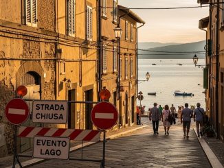 Chiusura stradale per un evento al lago, deviazioni a Passignano