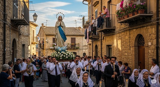 Viabilità sospesa a Pietrafitta per la processione dell’Assunta