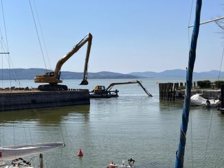 Passignano sul Trasimeno, avviati i lavori di “dragaggio” della darsena