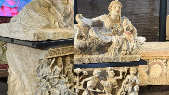 Tesori etruschi di Città della Pieve esposti al Museo di Roma