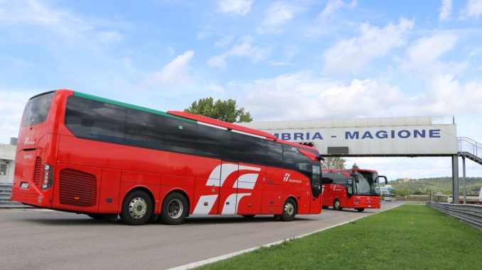 Busitalia, a Magione ritorna la guida sicura e green. Formati 114 autisti tra bus elettrici e nuove tecnologie