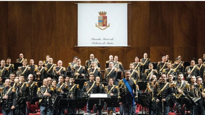 Banda della Polizia di Stato, concerto a Solomeo